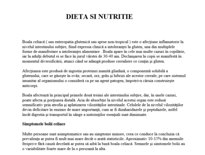 Plan alimentar de dietă fără gluten - imagine 3